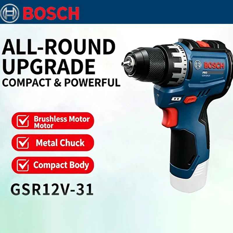 Home Improvement In Usa - Wiertarka elektryczna Bosch GSR 12V-31 bezszczotkowa,