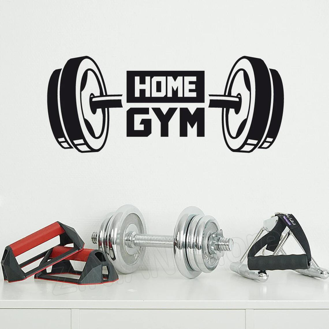 Vinyl Floor Plank - Fitness Domowa siłownia Dekoracja ścienna Naklejka