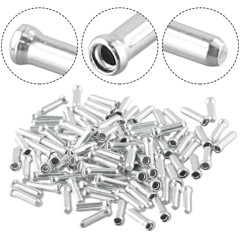 100szt Końcówki linek rowerowy – Wire Connector Cap recenzja i cena