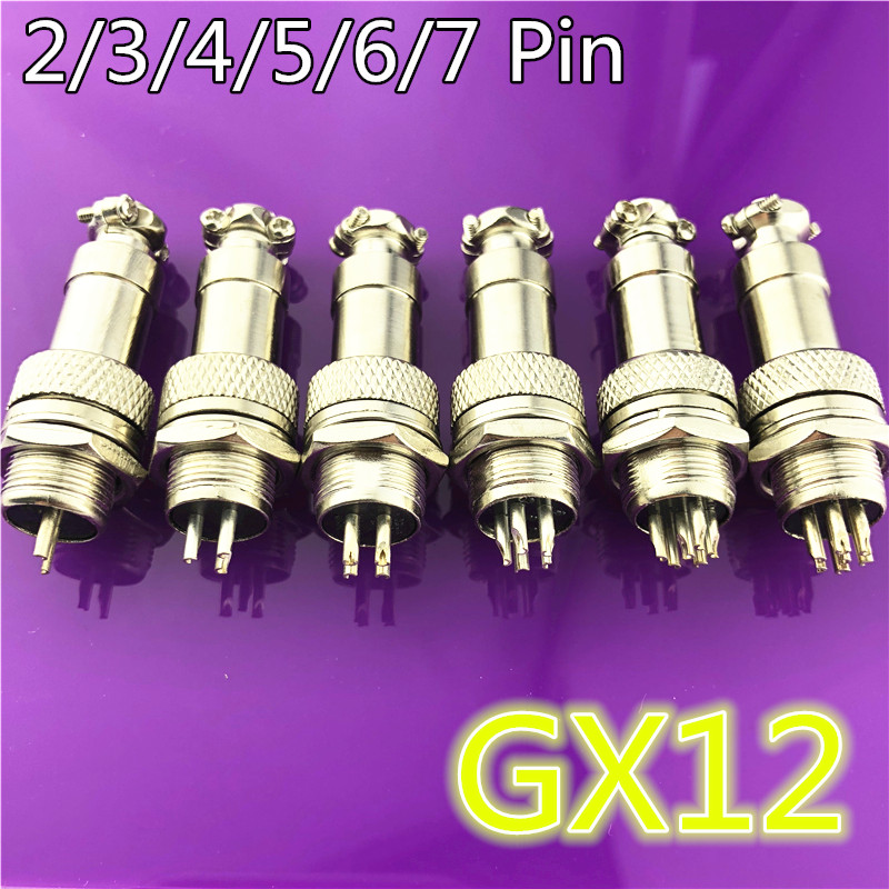 1 zestaw GX12 2/3/4/5/6/7 Pin  – Wire Connector Cap recenzja i cena